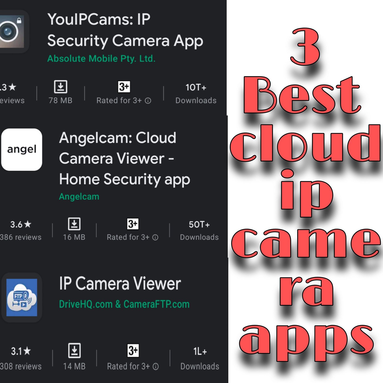 Cloud ip camera app