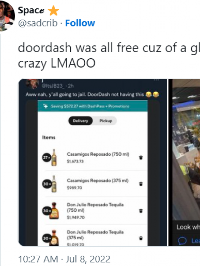 DoorDash Glitch leads to hundreds of free food orders